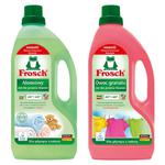 Żel do Prania Tkanin Aloesowy 1,5 l - Frosch + Żel do Prania Tkanin Owoc Granatu 1,5 l - Frosch w sklepie internetowym MarketBio.pl