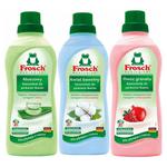 Koncentrat do Płukania Tkanin Aloe Vera 750 ml - Frosch + Koncentrat do Płukania Tkanin Kwiat Bawełny 750 ml - Frosch + Koncentrat do Płukania Tkanin na Bazie Owocu Granatu 750 ml - Frosch w sklepie internetowym MarketBio.pl