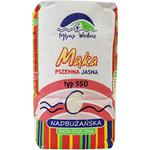 Mąka Pszenna Jasna Nadbużańska Typ 550 Bio 1 kg - Młyny Wodne w sklepie internetowym MarketBio.pl