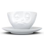 58Products - Porcelanowa filiżanka do kawy "Senna" - biała - 0,2 l w sklepie internetowym Barokko.pl