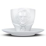 58Products - Porcelanowa filiżanka Richard Wagner - biała - 0,26 l w sklepie internetowym Barokko.pl