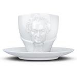 58Products - Porcelanowa filiżanka Johann Wolfgang von Goethe - biała - 0,26 l w sklepie internetowym Barokko.pl