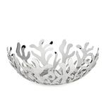 Alessi - Kosz na owoce MEDITERRANEO - srebrny, średnica 29 cm w sklepie internetowym Barokko.pl