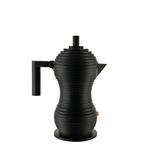 Alessi - Ciśnieniowy zaparzacz do kawy PULCINA - czarny, pojemność 150 ml w sklepie internetowym Barokko.pl