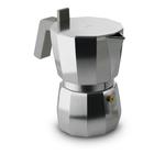 Alessi - Zaparzacz do espresso MOKKA - srebrny, pojemność 300 ml w sklepie internetowym Barokko.pl