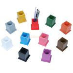 Komplet 11 kolorowych kubeczków - pomoce Montessori w sklepie internetowym aleZabawki.co