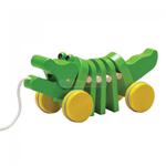 Drewniany krokodyl do ciągnięcia, Plan Toys PLTO-5105 w sklepie internetowym aleZabawki.co