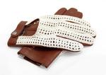 Stylowe męskie rękawiczki samochodowe w stylu włoskim, rękawiczki z tkaną siatką w sklepie internetowym Kalta.pl