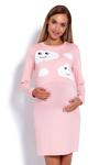 Koszulka nocna Koszula Nocna Ciążowa Model 1682 Powder Pink - PeeKaBoo w sklepie internetowym A&JStyle