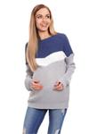Sweter Ciążowy Model 40023 Jeans - PeeKaBoo w sklepie internetowym A&JStyle