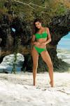 Kostium dwuczęściowy Kostium Kąpielowy Model Brittany Palm Green M-393 Green - Marko w sklepie internetowym A&JStyle
