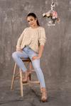 Sweter Damski Model Marynesta Beige - Merribel w sklepie internetowym A&JStyle