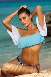 Kostium dwuczęściowy Top kąpielowy Model Grace Fata-Bianco M-488 Blue/White - Marko w sklepie internetowym A&JStyle