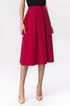 Spódnica Rozkloszowana czerwona spódnica midi SP50 Red - Nife w sklepie internetowym A&JStyle