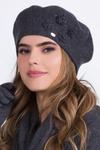 Beret Model Ariel Grafit - Kamea w sklepie internetowym A&JStyle