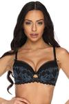 Biustonosz push up Biustonosz Push-up Model 3329/11 Angel Black/Blue - Mat w sklepie internetowym A&JStyle