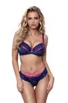 Biustonosz push up Biustonosz Push-up Model V-9351 Blue Lagoon Navy/Pink - Axami w sklepie internetowym A&JStyle