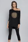 Piżama Damska Model Mandala r.3/4 sp.3/4 Black - Italian Fashion w sklepie internetowym A&JStyle