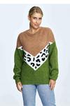 Sweter Damski Model M905 Green/Brown - Figl w sklepie internetowym A&JStyle