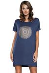 Koszulka nocna Koszula Nocna Model Mandala kr.r. Navy - Italian Fashion w sklepie internetowym A&JStyle