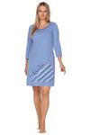 Koszula Regina 118 3/4 2XL-4XL damska niebieski w sklepie internetowym A&JStyle