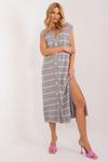 Sukienka Model BA-SK-6110.04 Grey/Pink - Badu w sklepie internetowym A&JStyle