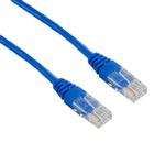 Kabel sieciowy UTP Patchcord RJ45 kat. 5e skr?tka drut 1m niebieski w sklepie internetowym Hurt.Com.pl