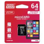 karta pami?ci GOODRAM microSDXC 64GB class 10 UHS-I + adapter SD w sklepie internetowym Hurt.Com.pl