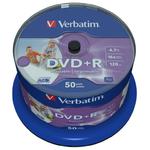 P?yty DVD+R 4,7GB 16X Verbatim PRINTABLE No ID Brand cake 50 w sklepie internetowym Hurt.Com.pl