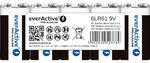 5 x baterie alkaliczne everActive Pro 6LR61 / 6LF22 9V (taca) w sklepie internetowym Hurt.Com.pl