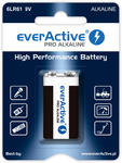 1 x bateria alkaliczna everActive Pro 6LR61 / 6LF22 9V (blister) w sklepie internetowym Hurt.Com.pl