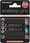 2 x akumulatorki Panasonic Eneloop PRO R03 AAA 950mAh BK-4HCDE/4BE (blister) w sklepie internetowym Hurt.Com.pl