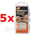 30 x baterie do aparatów s?uchowych Duracell ActivAir 13 w sklepie internetowym Hurt.Com.pl