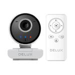Inteligentna kamera Internetowa ze śledzeniem i wbudowanym mikrofonem Delux DC07 (biała) 2MP 1920x1080p w sklepie internetowym Akces-Markt