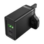 Ładowarka sieciowa USB(A+C) Vention FBBB0-UK (18W/20W) UK czarna w sklepie internetowym Akces-Markt