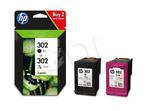 Tusz HP zestaw HP 302+HP 302, HP302+HP302=X4D37AE, zawiera czarny i kolor, F6U66AE+F6U65AE w sklepie internetowym Akces-Markt