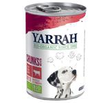 Karma (dla psa dorosłego) z wołowiną pokrzywą i pomidorem bio 405 g - yarrah w sklepie internetowym dobrazielarnia.pl
