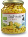 Kukurydza słodka w zalewie w słoiku bio 340 g 230 g - bio europa w sklepie internetowym dobrazielarnia.pl