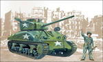 Italeri 0225 - M4-A1 Sherman (1/35) w sklepie internetowym JadarHobby