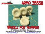 Armo 35558 Koła do Hummera, wzór 2 (Tamiya) (1/35) w sklepie internetowym JadarHobby