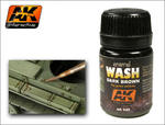 AK Interactive AK045 Wash Dark Brown for Green Vehicles (35ml) w sklepie internetowym JadarHobby