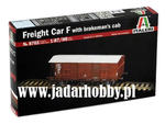 Italeri 8703 Freight Car F with barakeman's Cab (1:87 / H0) w sklepie internetowym JadarHobby