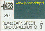 Mr.Hobby 423 (Gunze Sangyo) Aqueus Hobby Color Color - H423 RLM83 DARK GREEN w sklepie internetowym JadarHobby