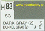 Mr.Hobby 083 (Gunze Sangyo) Aqueus Hobby Color Color - H83 DARK GRAY (2) w sklepie internetowym JadarHobby