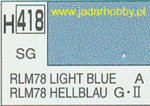 Mr.Hobby 418 (Gunze Sangyo) Aqueus Hobby Color Color - H418 RLM78 LIGHT BLUE w sklepie internetowym JadarHobby