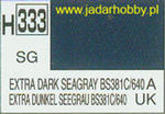 Mr.Hobby 333 (Gunze Sangyo) Aqueus Hobby Color Color - H333 EXTRA DARH SEAGRAY BS381C/640 w sklepie internetowym JadarHobby