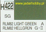 Mr.Hobby 422 (Gunze Sangyo) Aqueus Hobby Color Color - H422 RLM82 LIGHT GREEN w sklepie internetowym JadarHobby