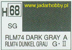 Mr.Hobby 068 (Gunze Sangyo) Aqueus Hobby Color Color - H68 RLM74 DARK GRAY w sklepie internetowym JadarHobby