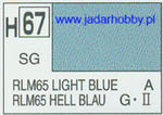 Mr.Hobby 067 (Gunze Sangyo) Aqueus Hobby Color Color - H67 RLM65 LIGHT BLUE w sklepie internetowym JadarHobby