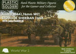 Plastic Soldier WW2V15008 - M4A1 76mm Wet Stowage Sherman Tank (15mm) w sklepie internetowym JadarHobby